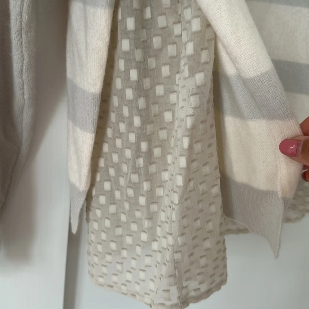 Fabiana Pilippi Cashmere Striped Cashmere Sweater Size L